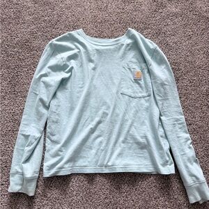 Carhartt Aqua Blue Crew Neck Shirt